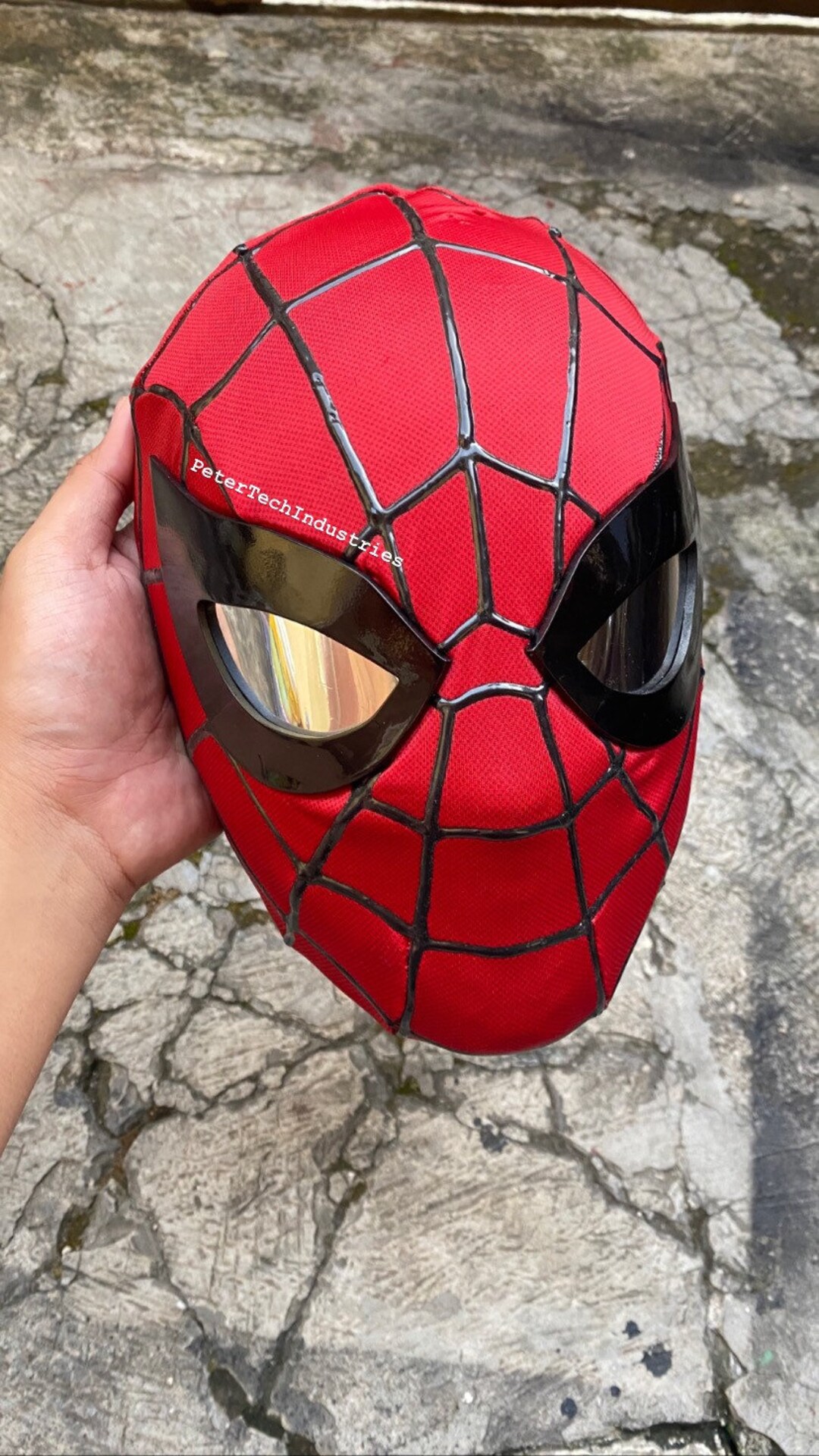 アレックス ロス スパイダーマン マスク フェイスシェル レンズ