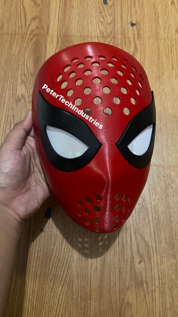 スパイダーマン フェイスシェル アレックス・ロス レンズ 完全組み立て