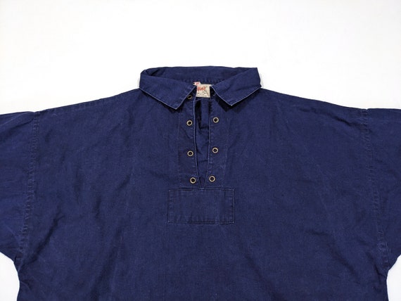 Vintage 50s Holdfast British Fisherman Smock Work Sanforized