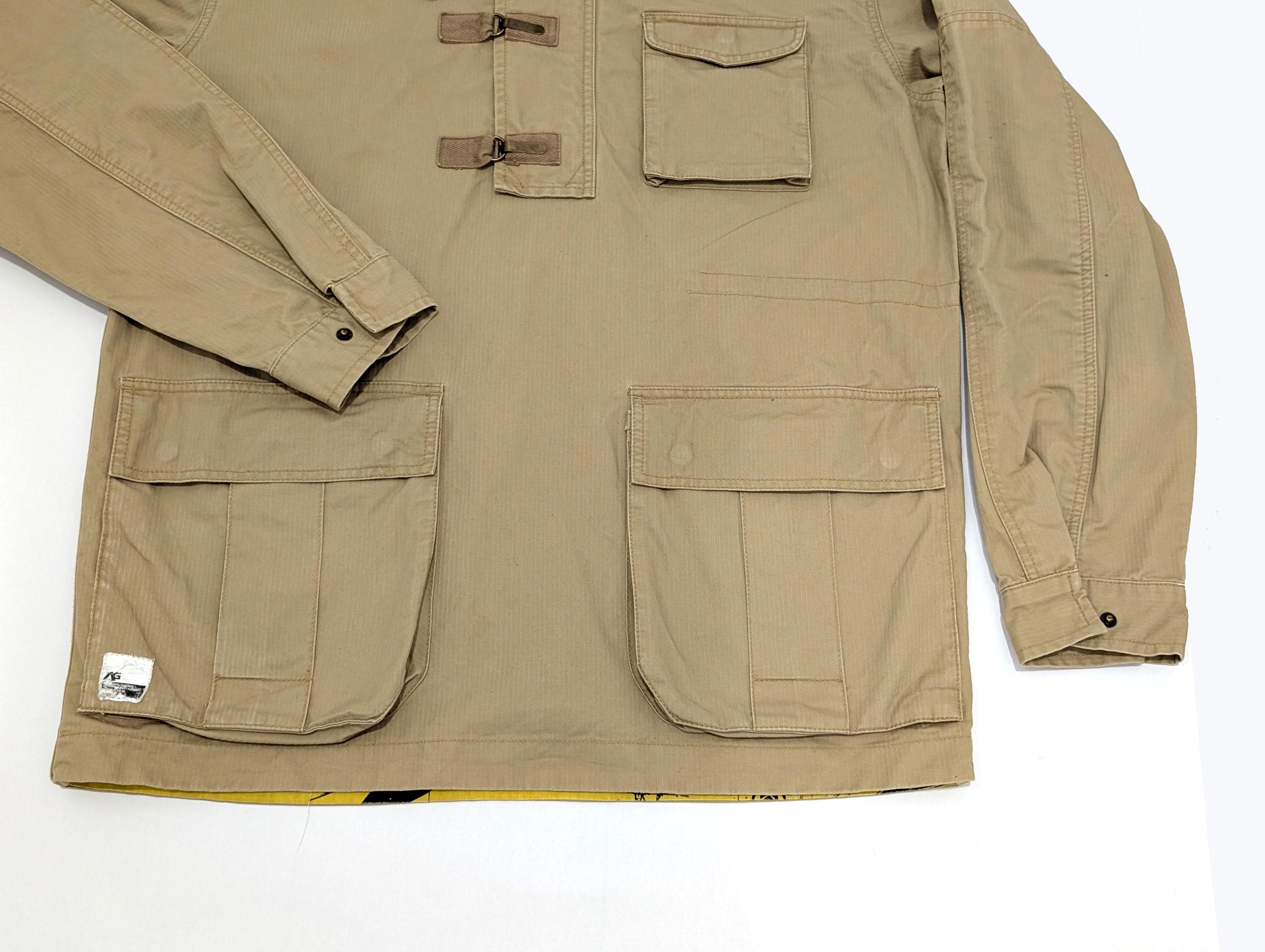 Vintage 00s Burton Analog Snowboard Military Style Anorak Jacket