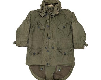 ジャケット・アウター 50s British army MIDDLE parka VINTAGE Vintage 50s British Army Genuine Middle Parka With Hood Olive