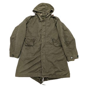 Vintage 50s US Army M51 Fishtail Parka Extreme Cold Weather Korean