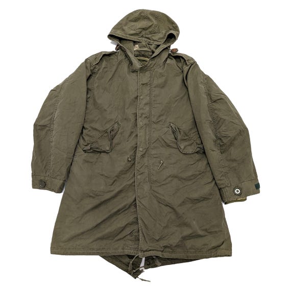 ジャケット・アウター 50s us army m51 fish tail parker VTG US Army M-1951 Fishtail Parka Shell M51 Korean War Military