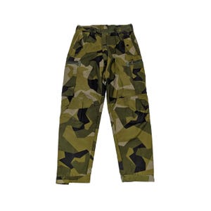 パンツ Swedish Army military pants Original Swedish army M90 pants splinter camouflage field