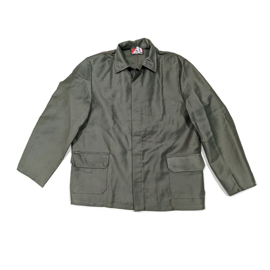 Vintage Deadstock Moleskine Germany Chore Work Jacket Workwear Etsy