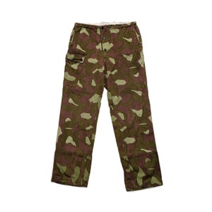 Vintage 1980s 80s Finnish M62 camo camouflage reversible