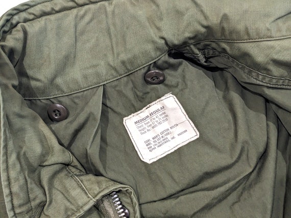 Vintage 70s US Army M-65 OG Olive Green Field Jacket … - Gem