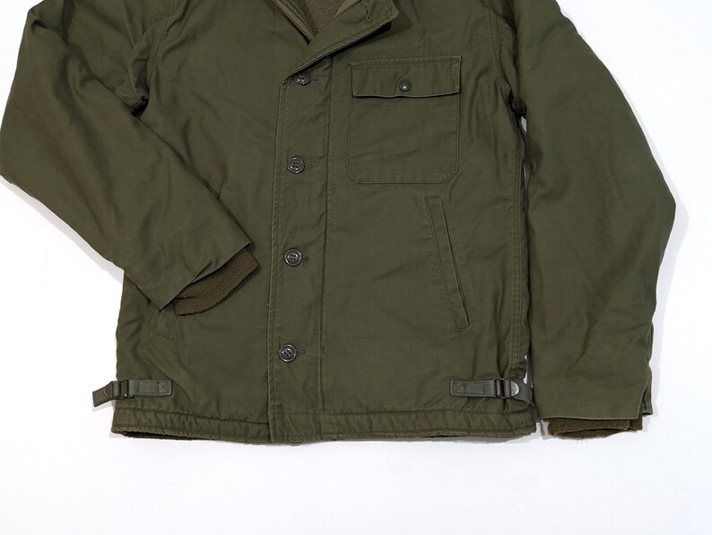 Vintage US Army Cold Weather Permeable A2 Deck Jacket Etsy