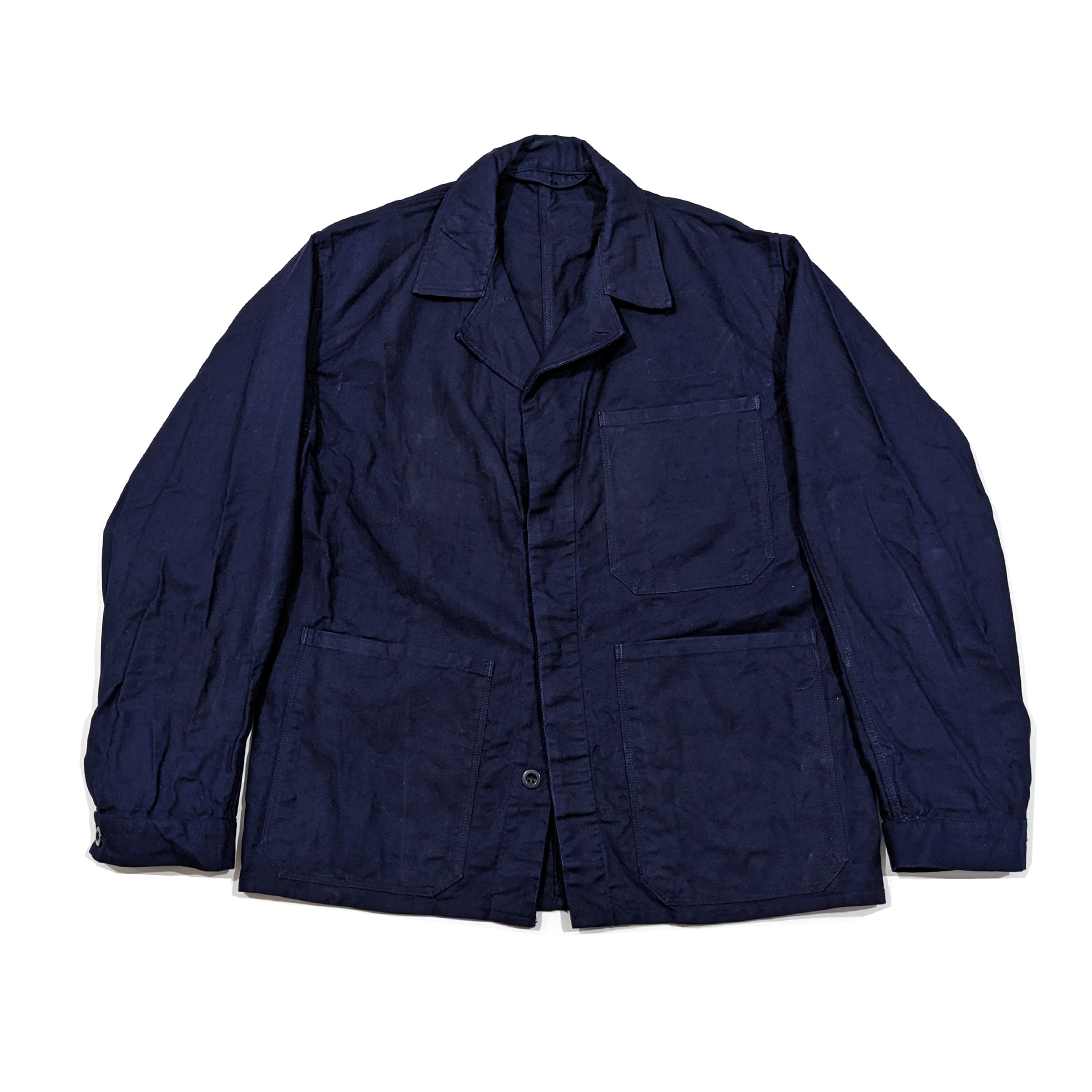 50-60s GERMANY／Blue Work Jacket Remake 50-60s GERMANY／Blue Work Jacket Remake