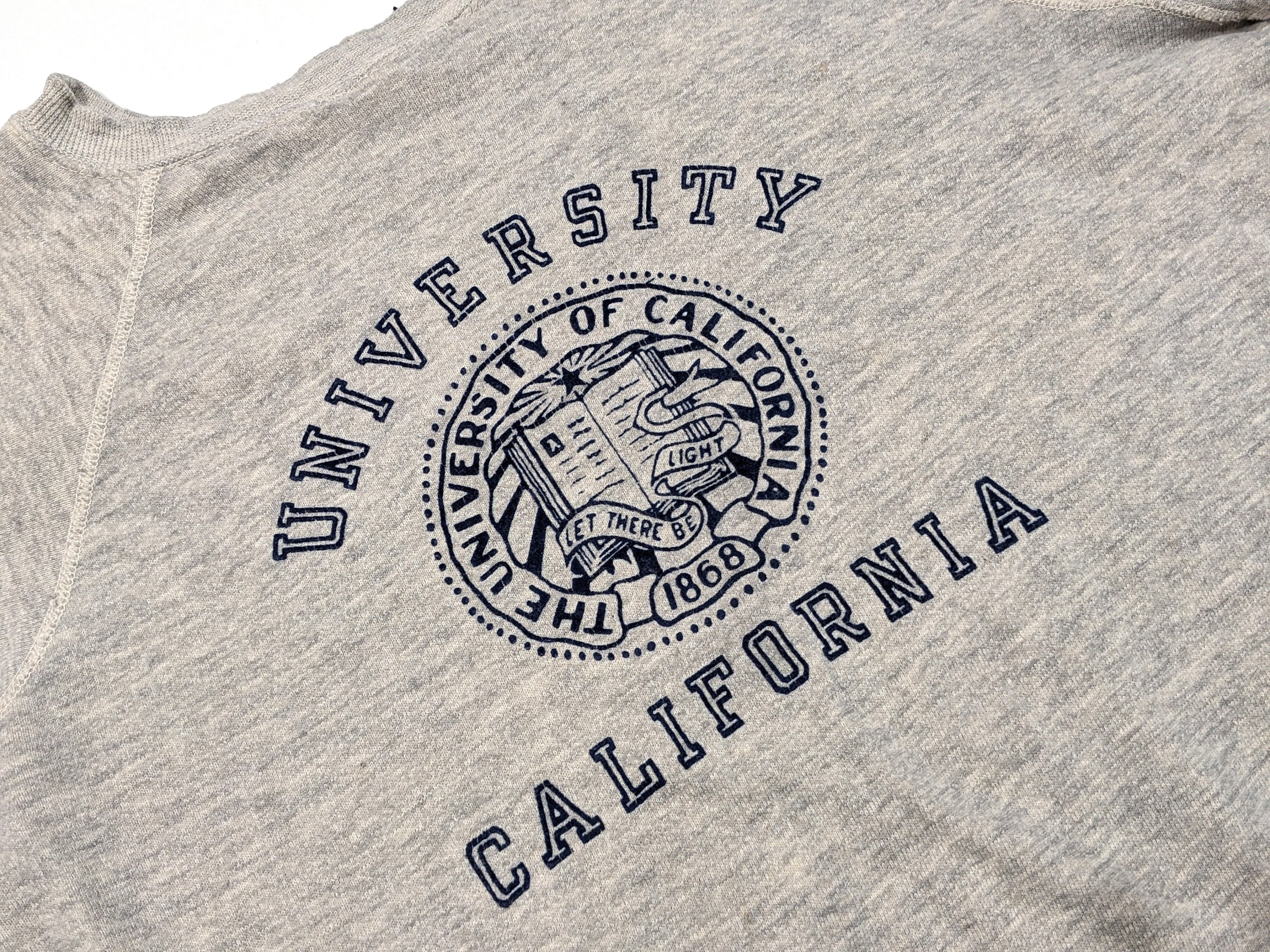 Vintage 70s Champion Reverse Weave Crewneck University California 
