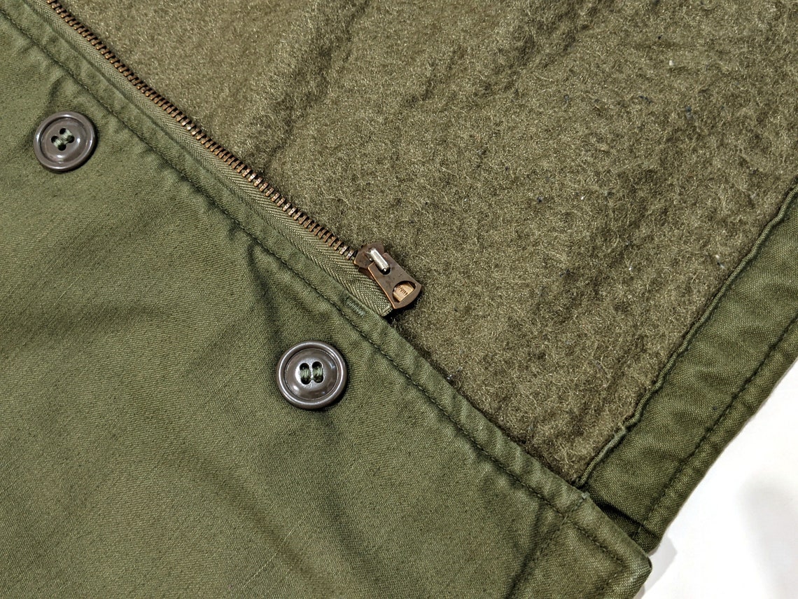 Vintage US Army Cold Weather Permeable A2 Deck Jacket Etsy