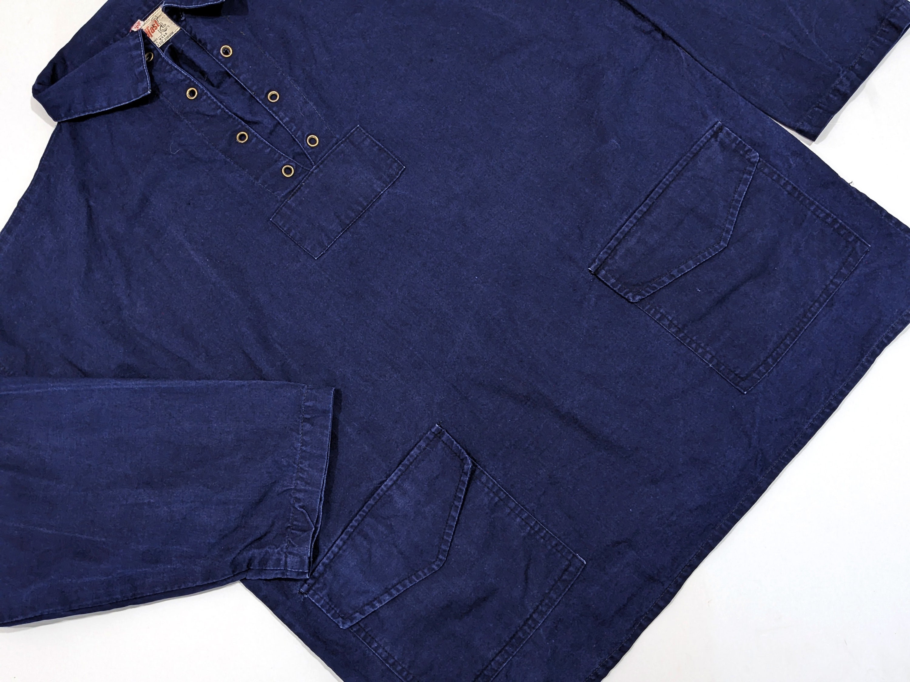 50s holdfast british fisherman smock