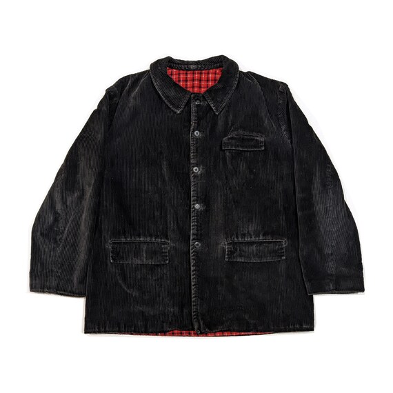 Vintage 60s Adolphe Lafont Black Corduroy Jacket With Wool - Etsy