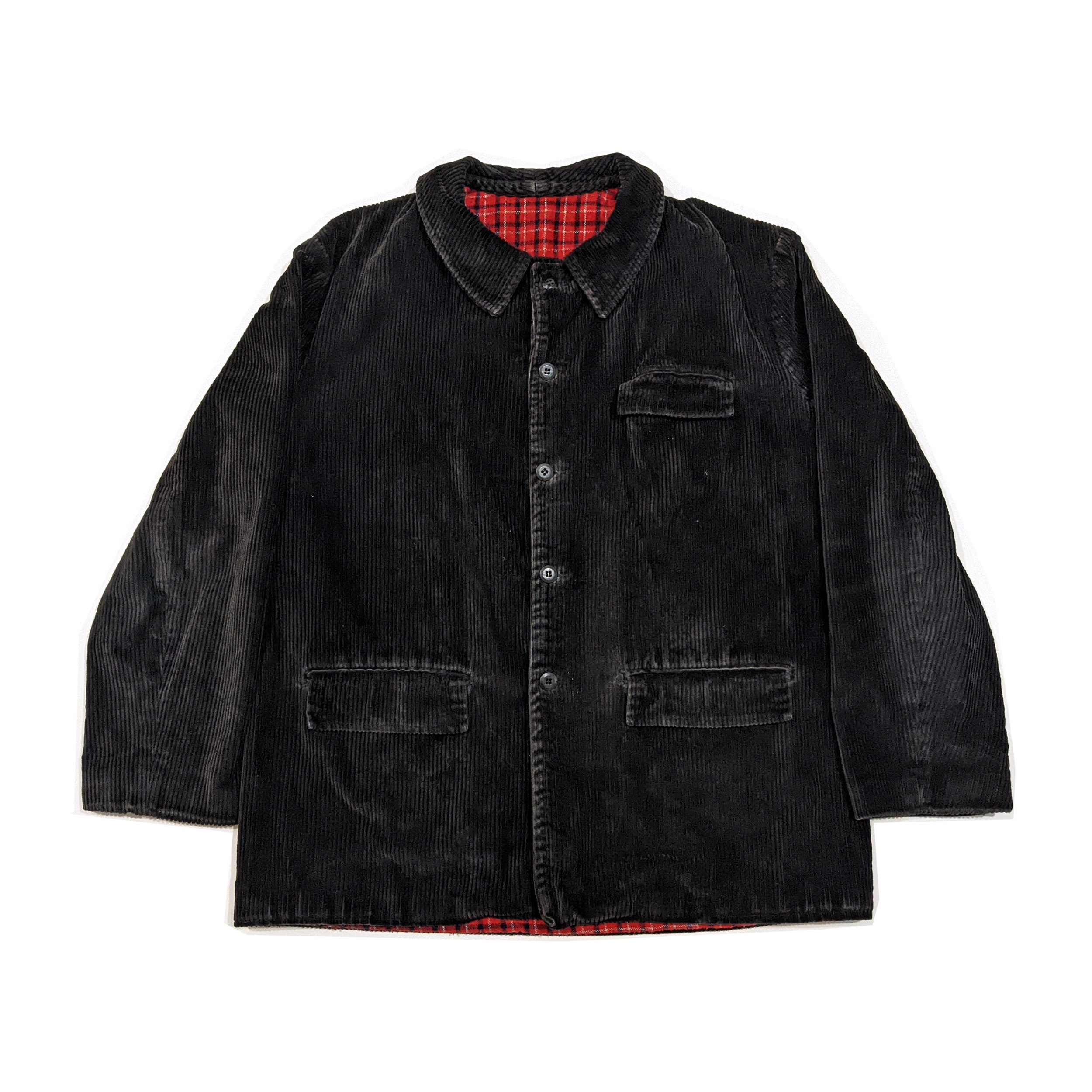 Adolphe Lafont 60s Black Corduroy Jacket Vintage Outerwear Adolphe Lafont 60s Black Corduroy Jacket Vintage Outerwear