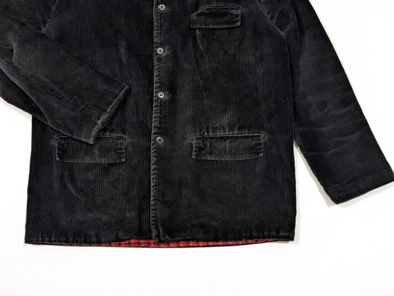 Adolphe Lafont 60s Black Corduroy Jacket Vintage … - image 4