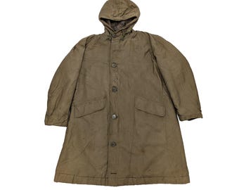 Vintage 50s French Army Motorcycle Coat Size 2 Paris - Etsy