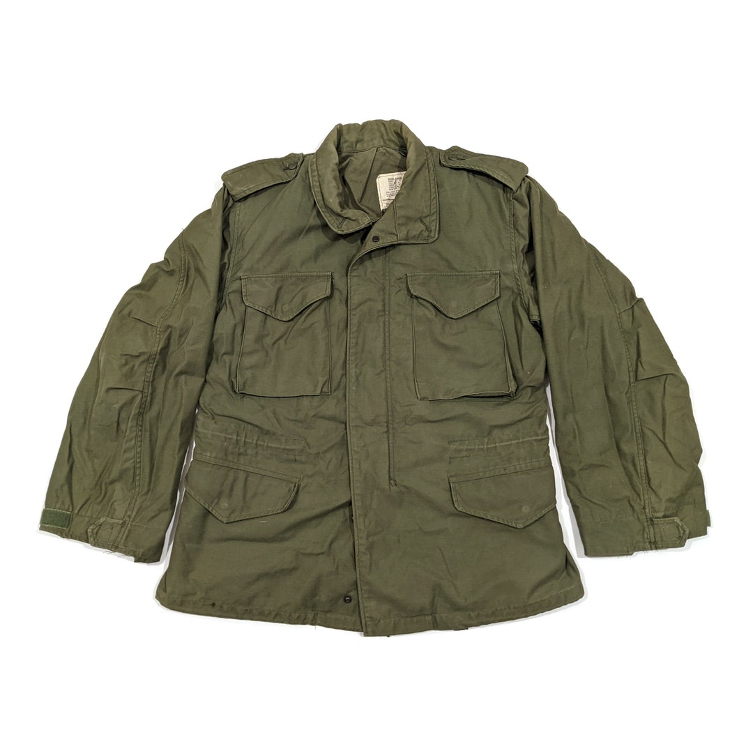 US. Army M-65 OG Olive Green Field Jacket Vintage 80's by - Etsy