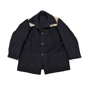 Vintage 70s Wool Overcoat Donkey Work Workwear Jacket
