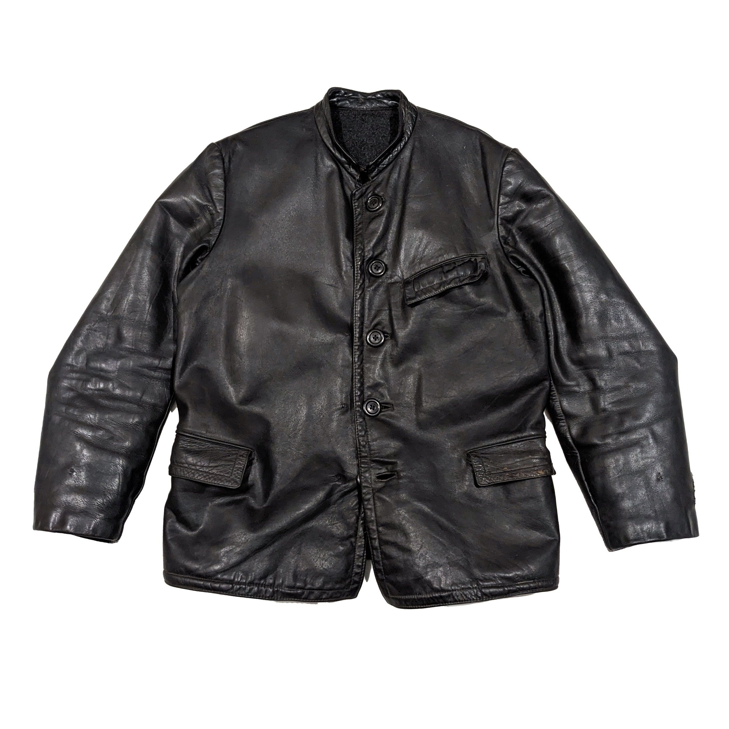 ジャケット・アウター 40s WW2 Vintage U-BOAT Leather Jacket 40s WW2 Vintage U-BOAT Leather Jacket Vintage 40s Germany