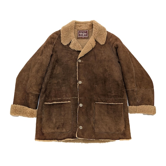 Vintage Marlboro Classics Sheepskin Rancher Jacket Western Coat