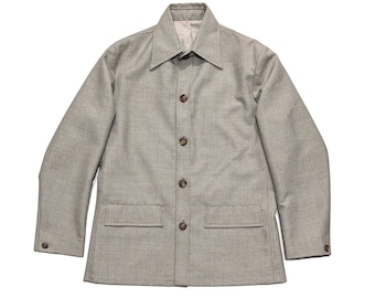 ジャケット・アウター 50's British \"Jemcoprufe\" Hiking Smock Vintage 50s British Jemcoprufe Hiking Smock Windproof Anorak