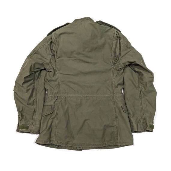 Vintage 60s US Army M-65 OG Olive Green Field Jacket by Alpha