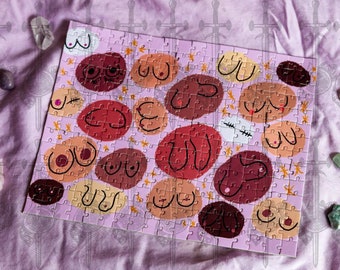 Tiddies Out Boob Puzzle 252 Piece™