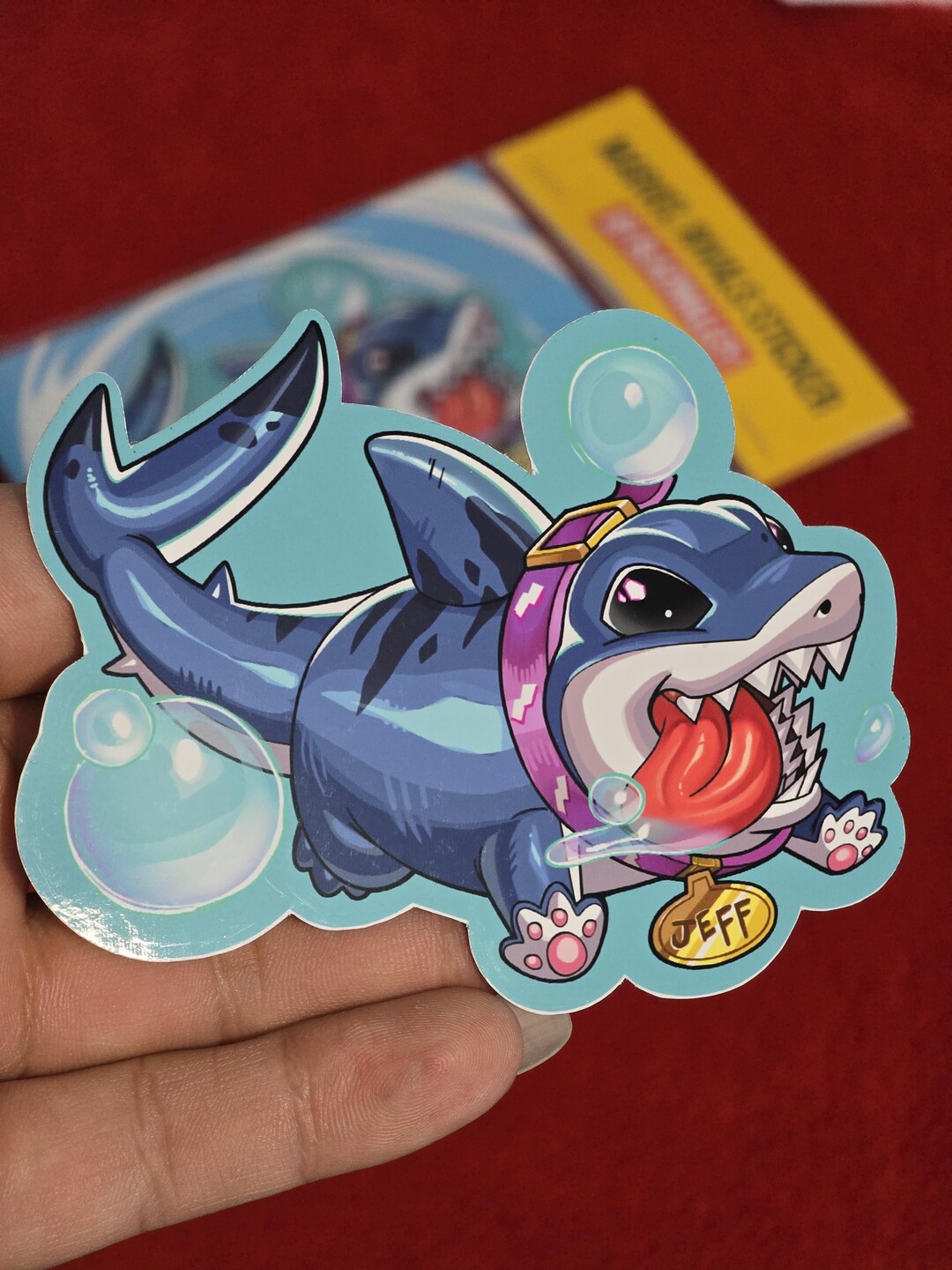 Jeff the Shark Sticker/ Decal [marvel Rivals] - Etsy