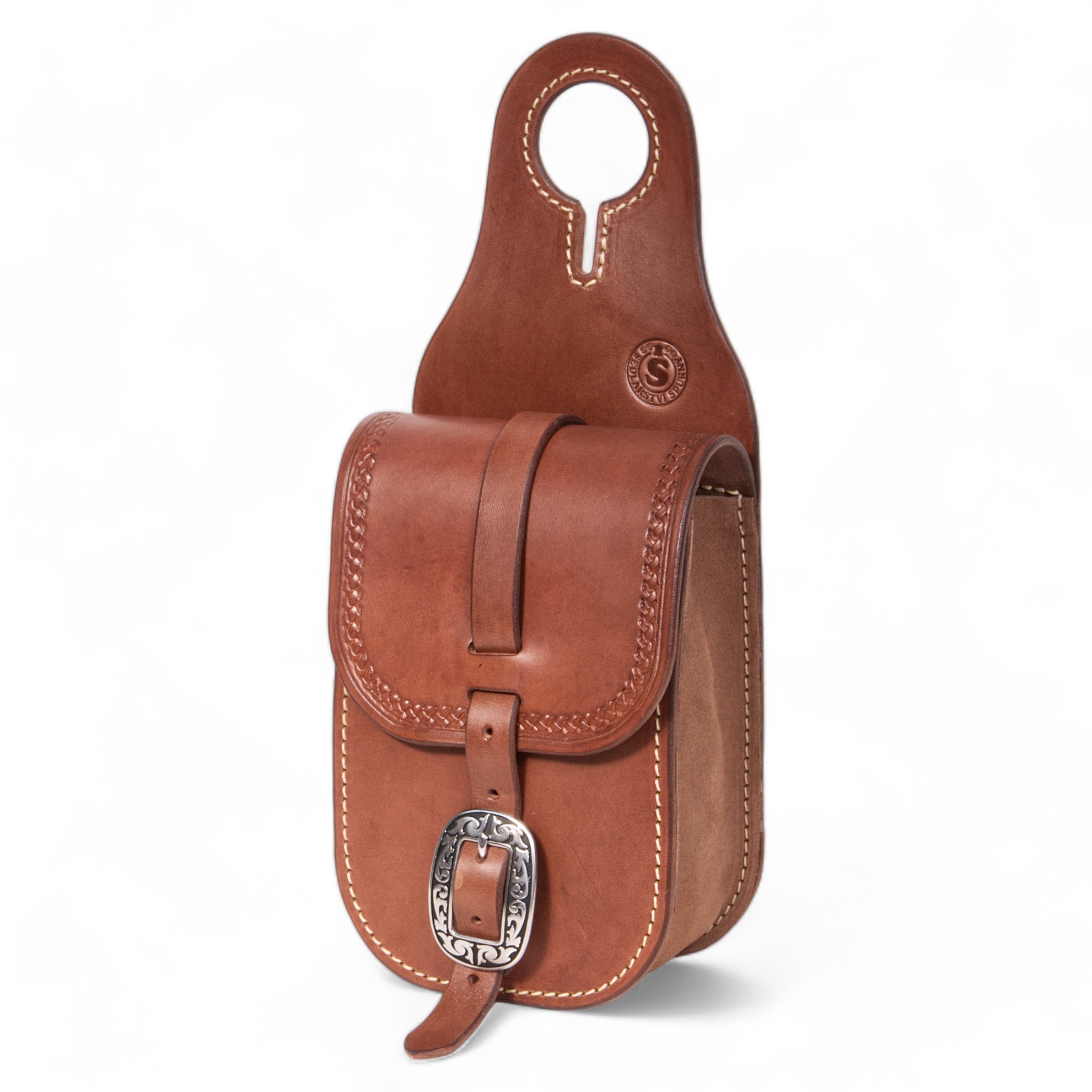 Ready to ship Single pommel saddle bag for a western saddle horn bag fork bag