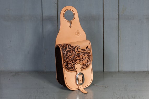 Ready to ship! Single pommel saddle bag for a western saddle - horn bag - fork bag