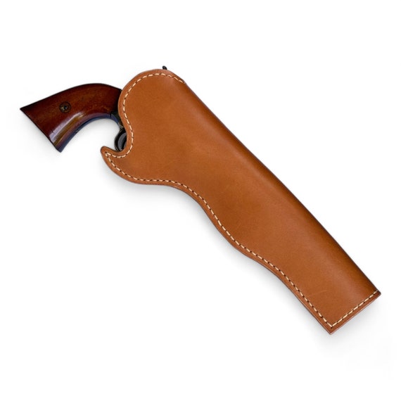 Slim Jim Revolver Holster – Handmade Leather, Cowboy Action