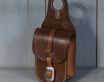 Ready to ship! Single pommel saddle bag for a western saddle - horn bag - fork bag