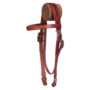 Draft horse headstall or bridle - western style