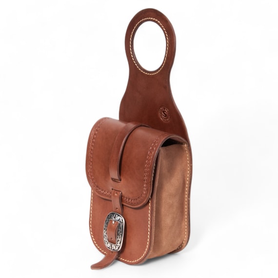 Ready to ship! Single pommel saddle bag for a wade western saddle - horn bag - fork bag