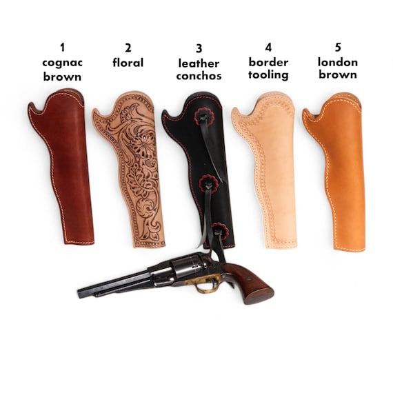 Slim Jim Revolver Holster – Handmade Leather, Cowboy Action