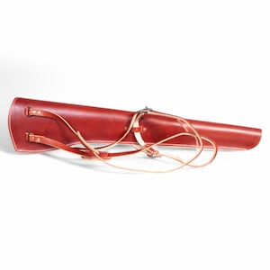 Winchester carbine scabbard with harness for &quot;backpack&quot; carry