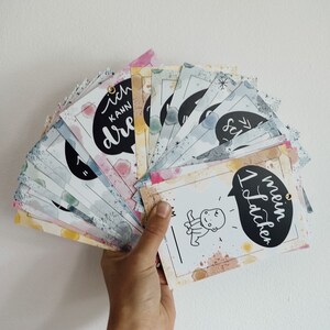 Meilensteinkarten für Babymesslatte - "Little MEILENSTEIN cardz"  // 20 Stück