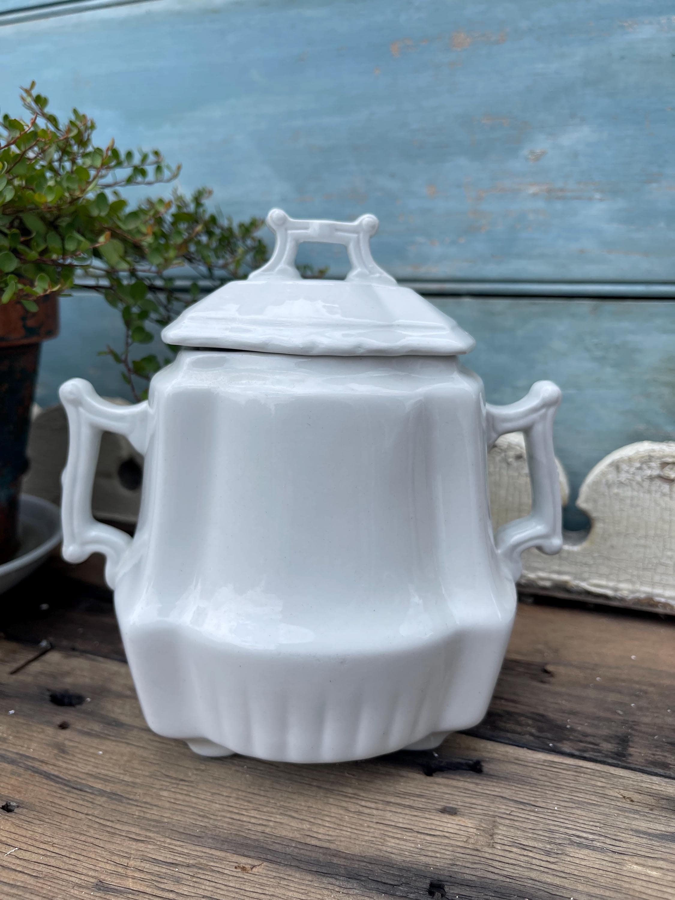 Old English Ironstone Sugar Pot - Etsy