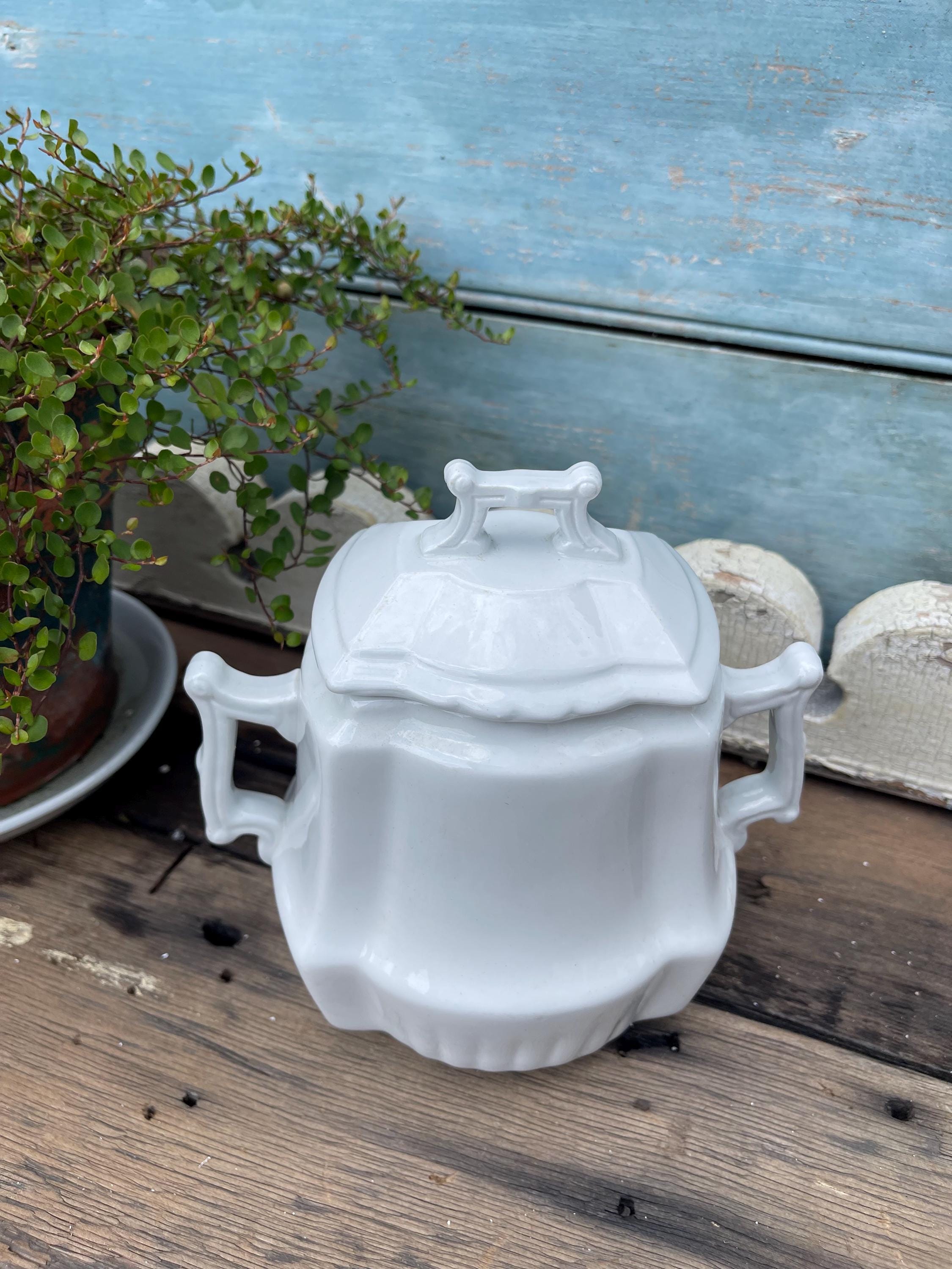 Old English Ironstone Sugar Pot - Etsy