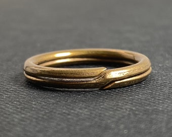 Antique Georgian Gold Coloured Metal Jump Ring