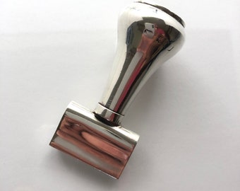 Rare Edwardian sterling silver stamp moistener or wetter with water bottle screwed on.