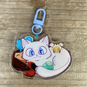 Hugging palisman | the owl house double sided keychain