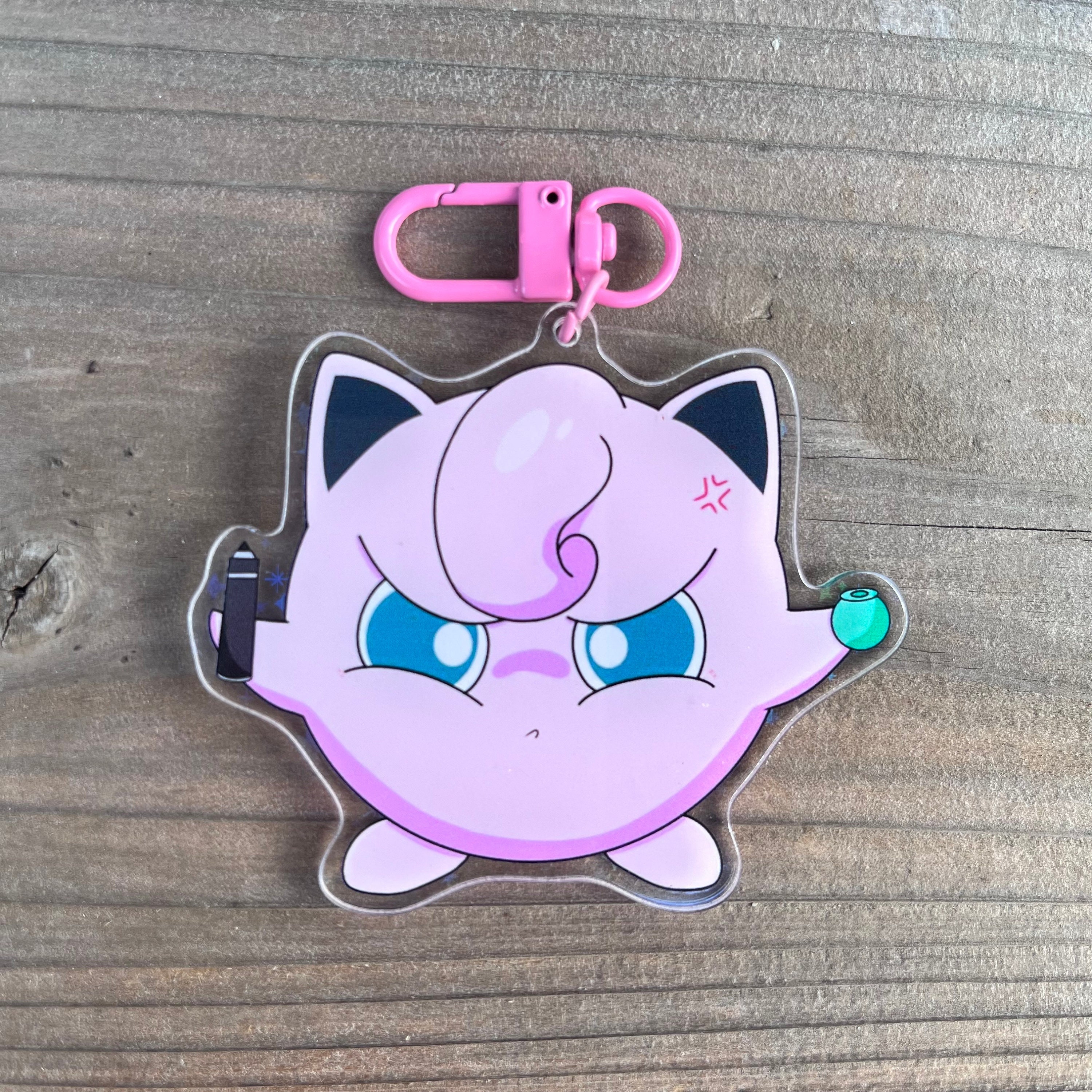Jigglypuff Keychain Etsy