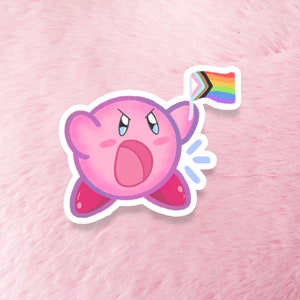 Kirby Pride | glossy sticker