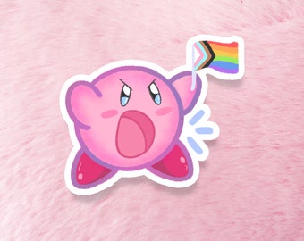 Kirby Pride | glossy sticker
