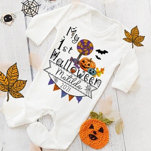 My First Halloween Baby Bodysuit,Romper