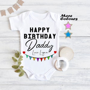 happy birthday daddy vest