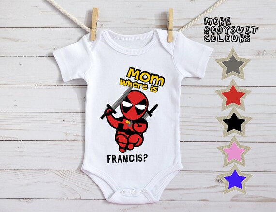 deadpool onesie newborn