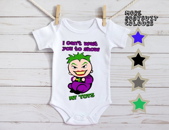 Harley Quinn Princess Joker Girl 0-24 Funny Bodysuits Babygrow