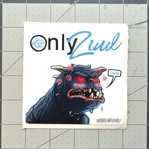 ONLYZUUL Ghostbusters Onlyfans Parody Sticker